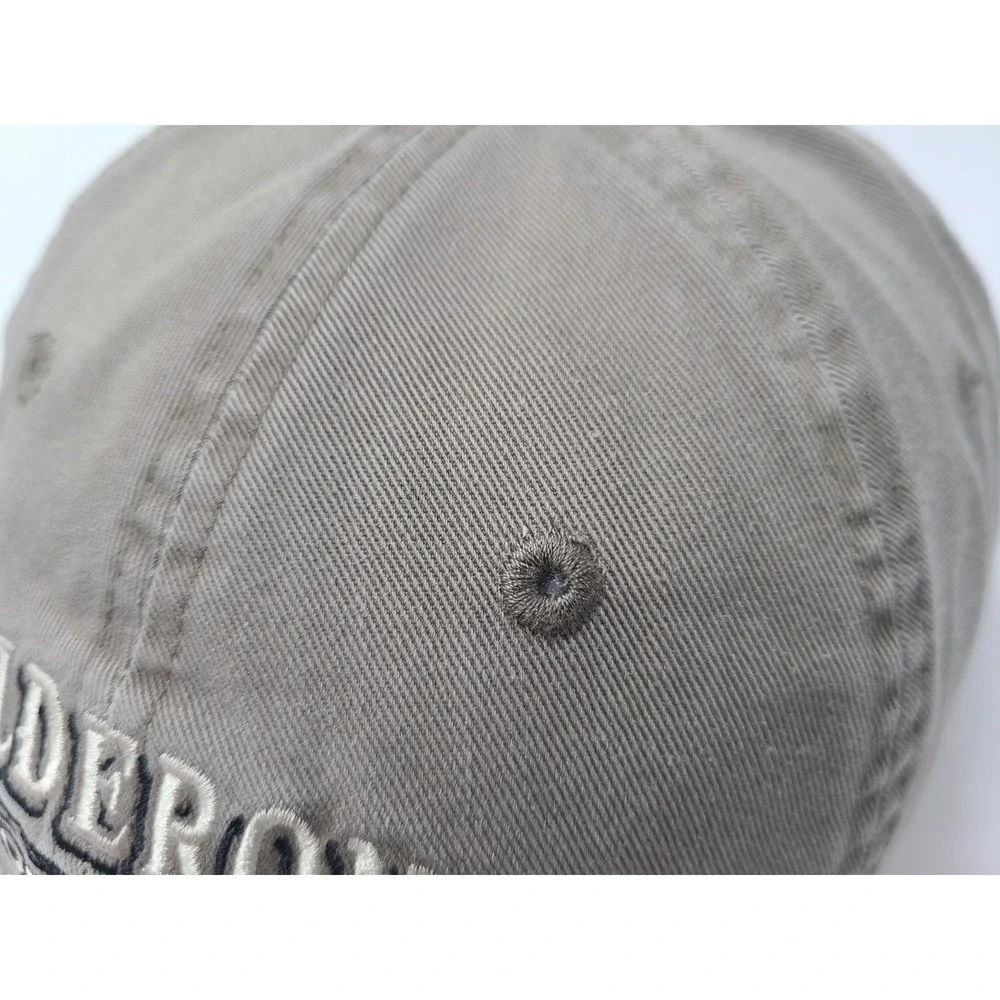 Calderone Golf‎ Club Ahead Strapback Adjustable Hat Cap Grass Lake Michigan Gray